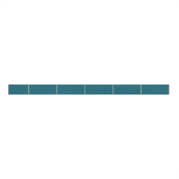 Mosaic House Moroccan tile Kteeb Border 28 Teal, blue, green   solid zellige, mosaic, zellij, border, glaze 